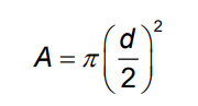 <p>You can use the diameter to help find it by plugging it into the following equation.</p>