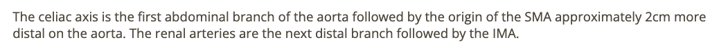 <p>a) celiac axis</p>