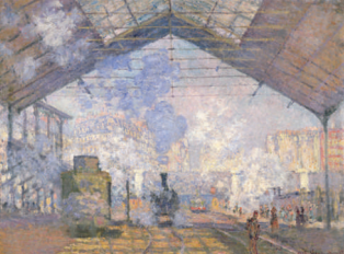 <p>The Saint-Lazare Station</p>