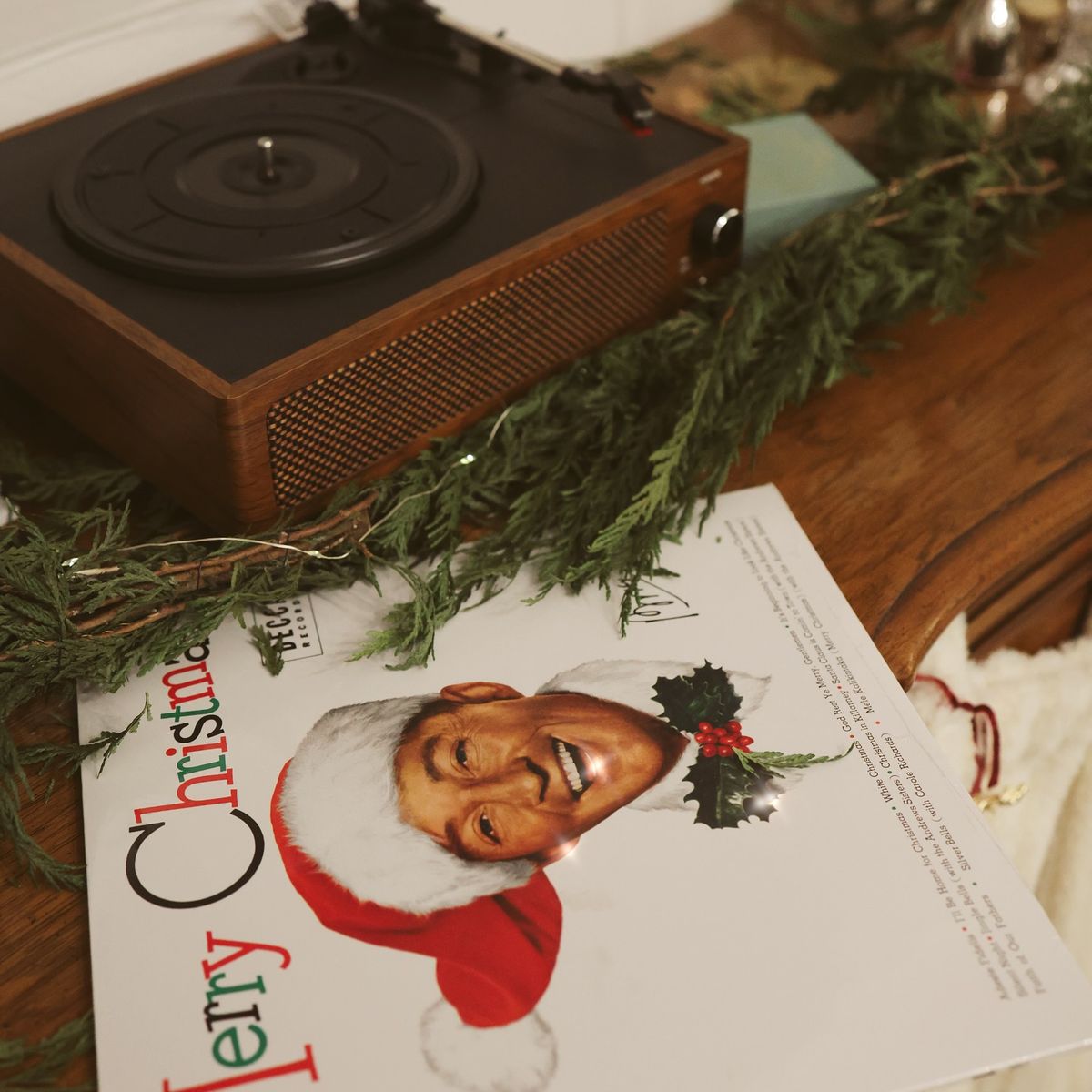<p>I <strong>make a holiday playlist</strong>.</p>