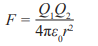 <ul><li><p>Determines the force acting between two charges.</p></li><li><p>If the force has a positive value, it is a repulsive force</p></li><li><p>If the force has a negative value, it is an attractive force </p></li><li><p>F - electric force </p></li><li><p>Q<sub>1</sub> and Q<sub>2</sub> -<sub> </sub>charges </p></li><li><p>r - distance of separation </p></li></ul><p></p>