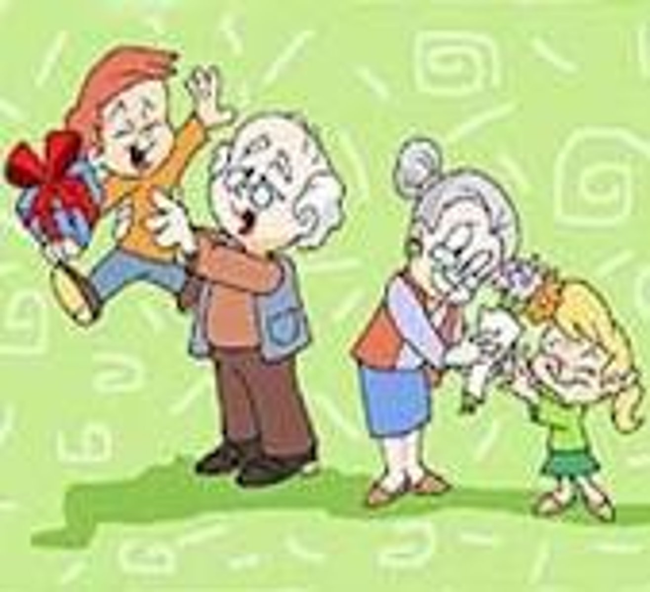 <p>to visit grandparents</p>