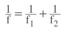 <p><span>Label This Formula</span></p><p><em><span>Focal Length of Combining Lenses</span></em></p>