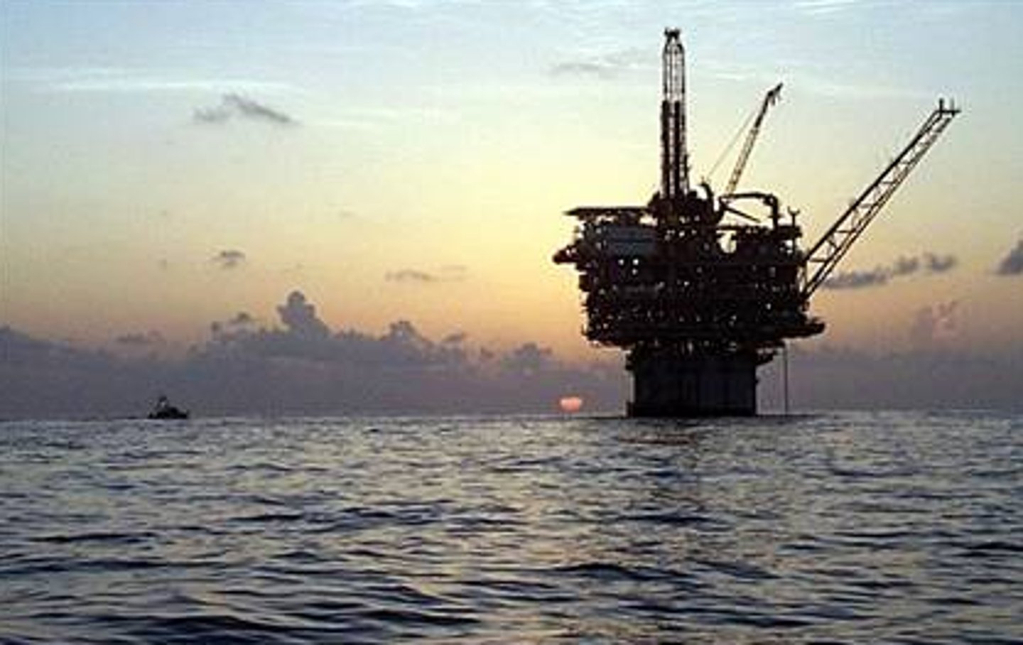 <p>The oil well that exploded in the gulf of Mexico in 2010</p>