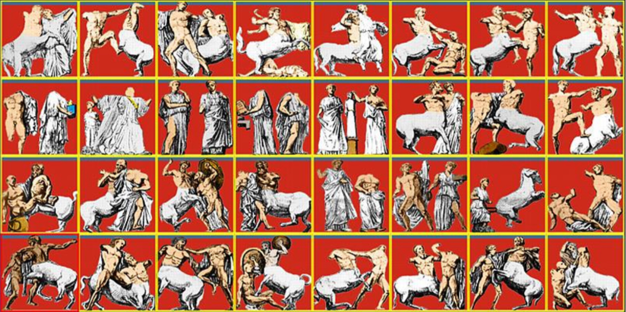 <p>Why was the Centauromachy chosen as a theme?</p>