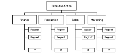 <p>This is an example of what form of organization?</p>