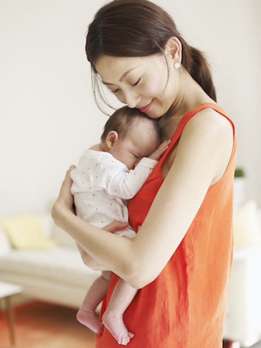 <p>Buttocks resting on your arm with other arm around the infant supporting the back and neck</p>