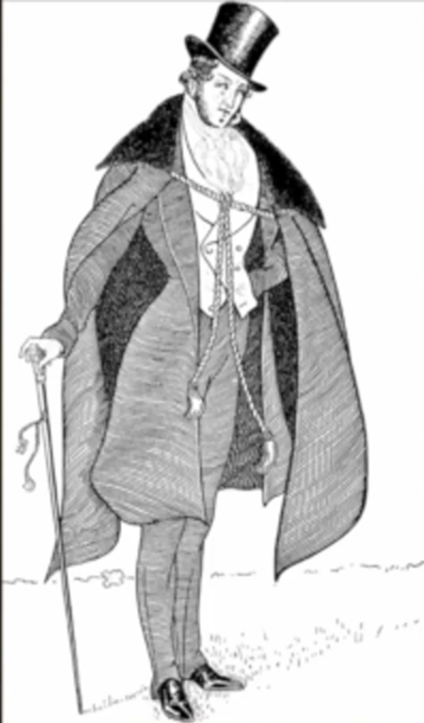 <p>man’s knee-length coat of velvet or fine woolen; standing collar fastened by tasseled silk cords</p>