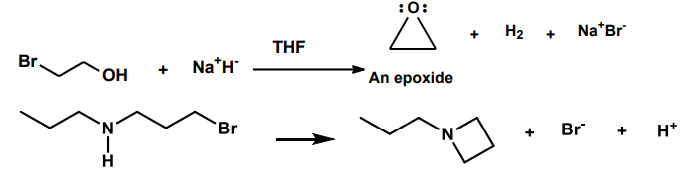 <ul><li><p>A functional group within a molecule is replaced by another atom or group within the same molecule, leading to the formation of new cyclic structures<span>.</span></p></li></ul><p></p>