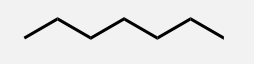 <p>A linear alkane with 7 carbon atoms.</p>