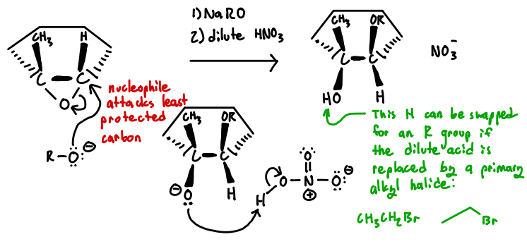 <p>9.3. - Anti-Markovnikov Epoxide Ring Opening (Basic Conditions)</p>