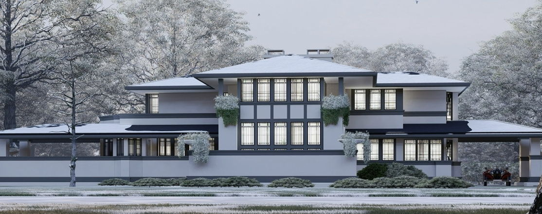 <p><span><span>Frank Lloyd Wright, Ward Willits House, near Chicago (Highland Park, IL), 1902</span></span></p>