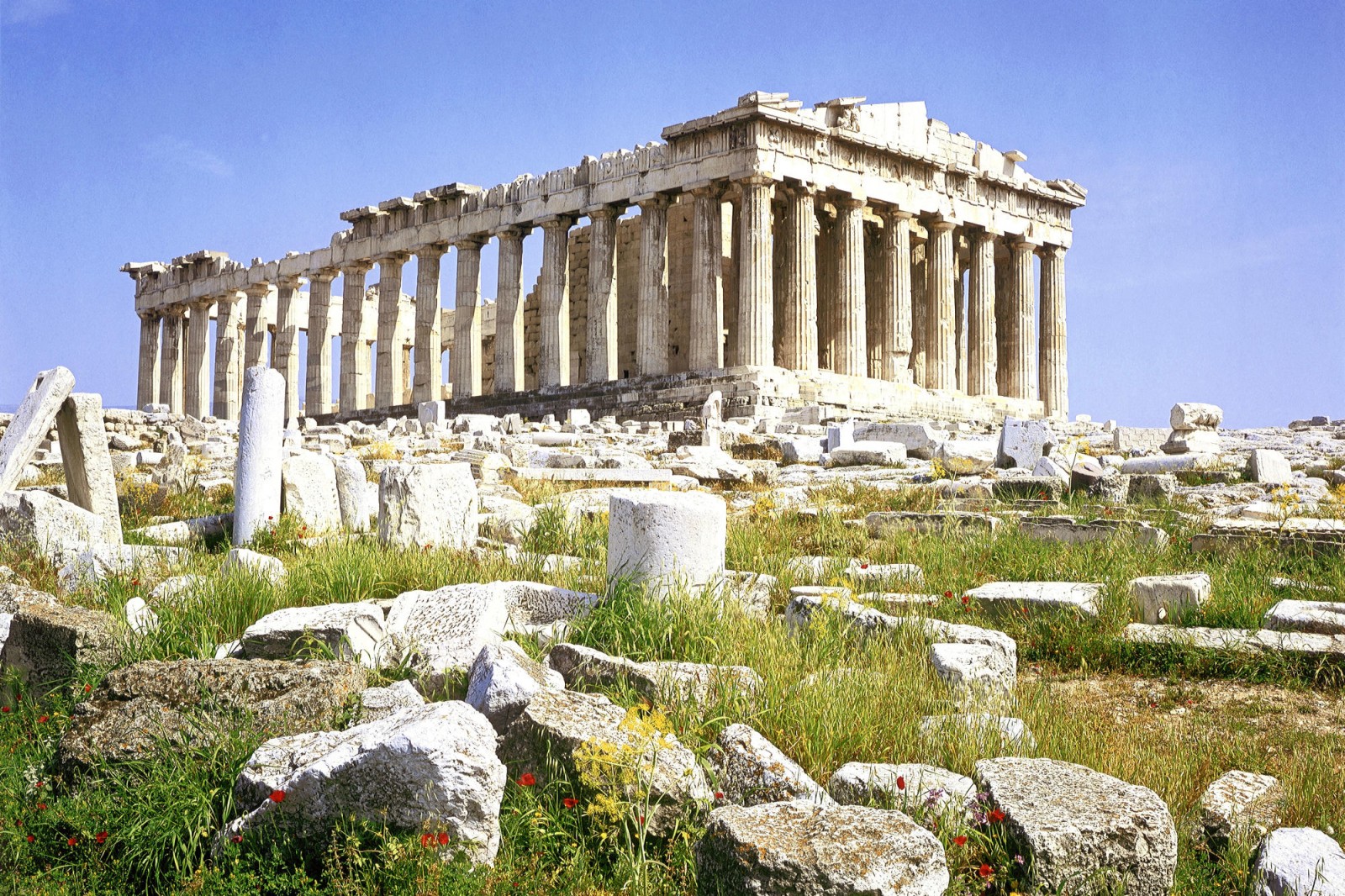 <p>An elevated area within a city, often the site of significant religious and civic buildings, notably found in ancient Greece, such as the Acropolis of Athens. </p>