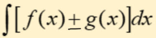<p>integral sums and differences</p>