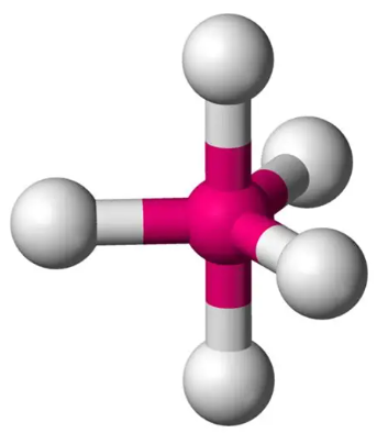 <p>5 Electron Domains</p><p>5 Bonds</p><p>0 Lone Pairs</p>