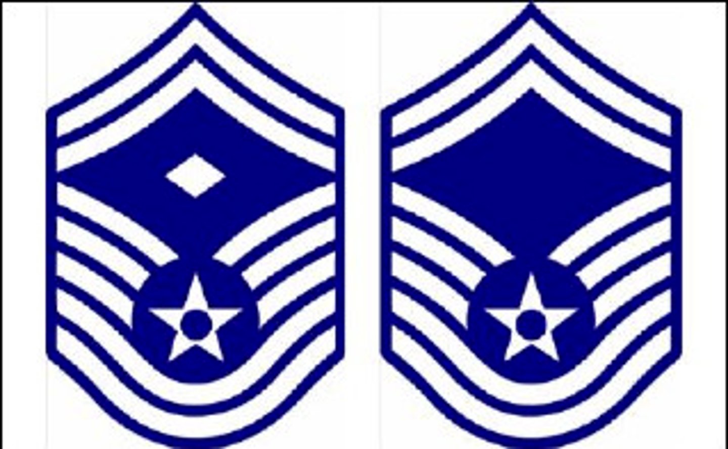 <p>- Senior Master Sergeant / E-#</p><p>- Senior Master Sergeant E-# (First Sergeant) (SMSgt)</p>