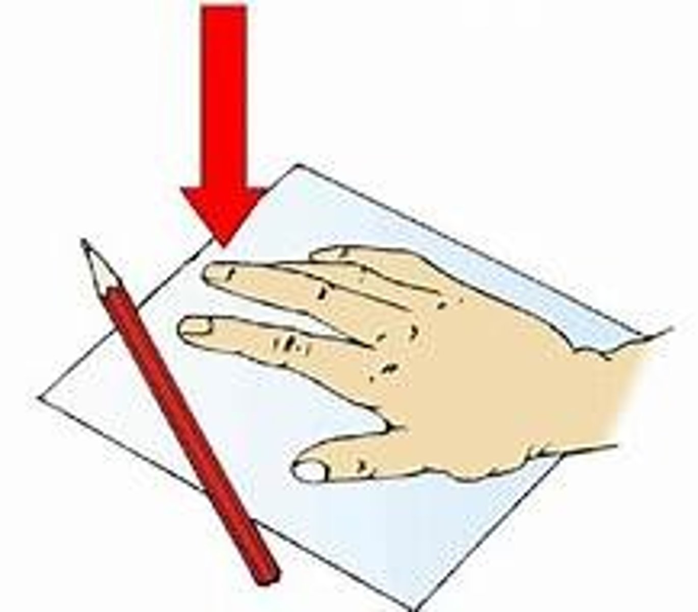 <p>to put something down (for someone)</p>