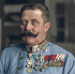<p><span><span>the heir presumptive to the Austro-Hungarian throne whose assassination in Sarajevo on June 28, 1914, by Gavrilo Princip acted as the immediate spark for World War I</span></span></p>