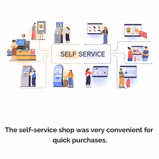 <p><strong><mark data-color="green" style="background-color: green; color: inherit;">a self-service shop</mark> /ˈsɛlf ˈsɜːrvɪs ʃɒp/</strong></p><p><strong>DEUTSCH:</strong></p><p>der Selbstbedienungsladen</p>