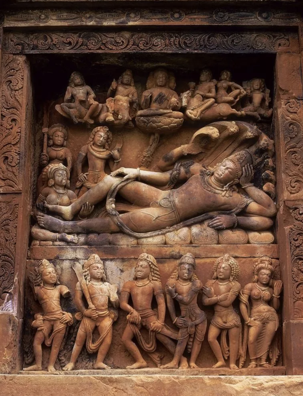 <p>Vishnu Asleep On the Serpent</p>