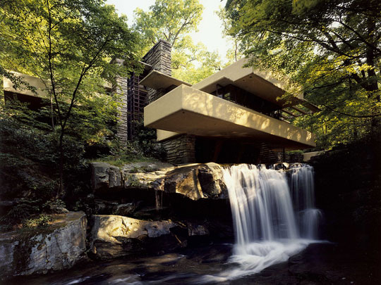 <p>Fallingwater, 1934-37, Bear Run, Pennsylvania</p>