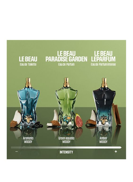 <p>-JPG paradise garden</p><p>-JPG Le BEau le parfum and edt</p>