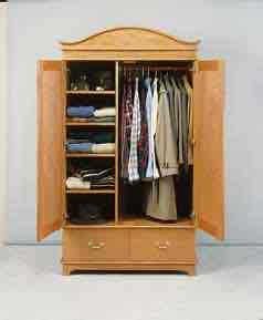 <p>A combination of a wardrobe and a chest of drawers. My habiliments were stored in my chifferrobe.</p>