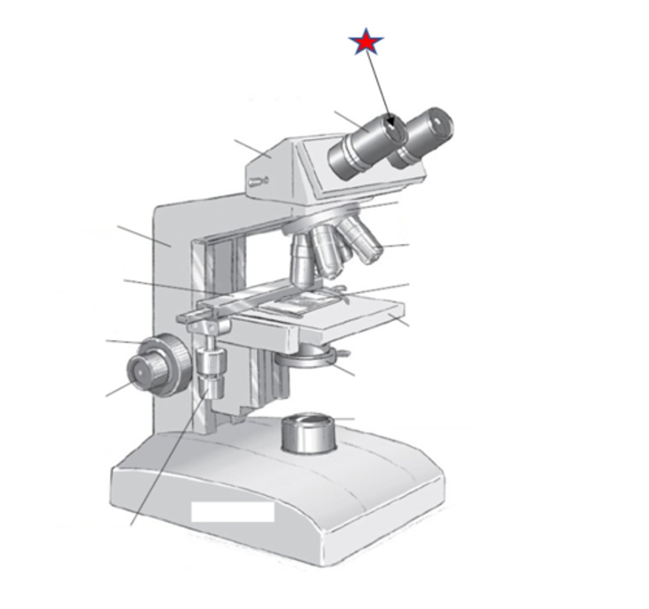 <p>Use the starred image:</p><p>____________ ______________: Lenses located inside the eyepieces.</p>