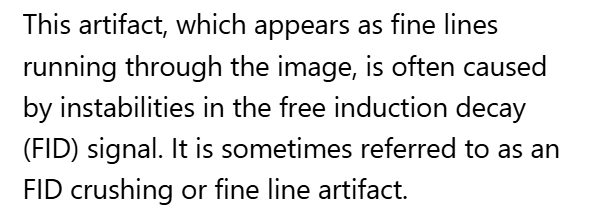 <p>B. FID crushing / fine line</p>
