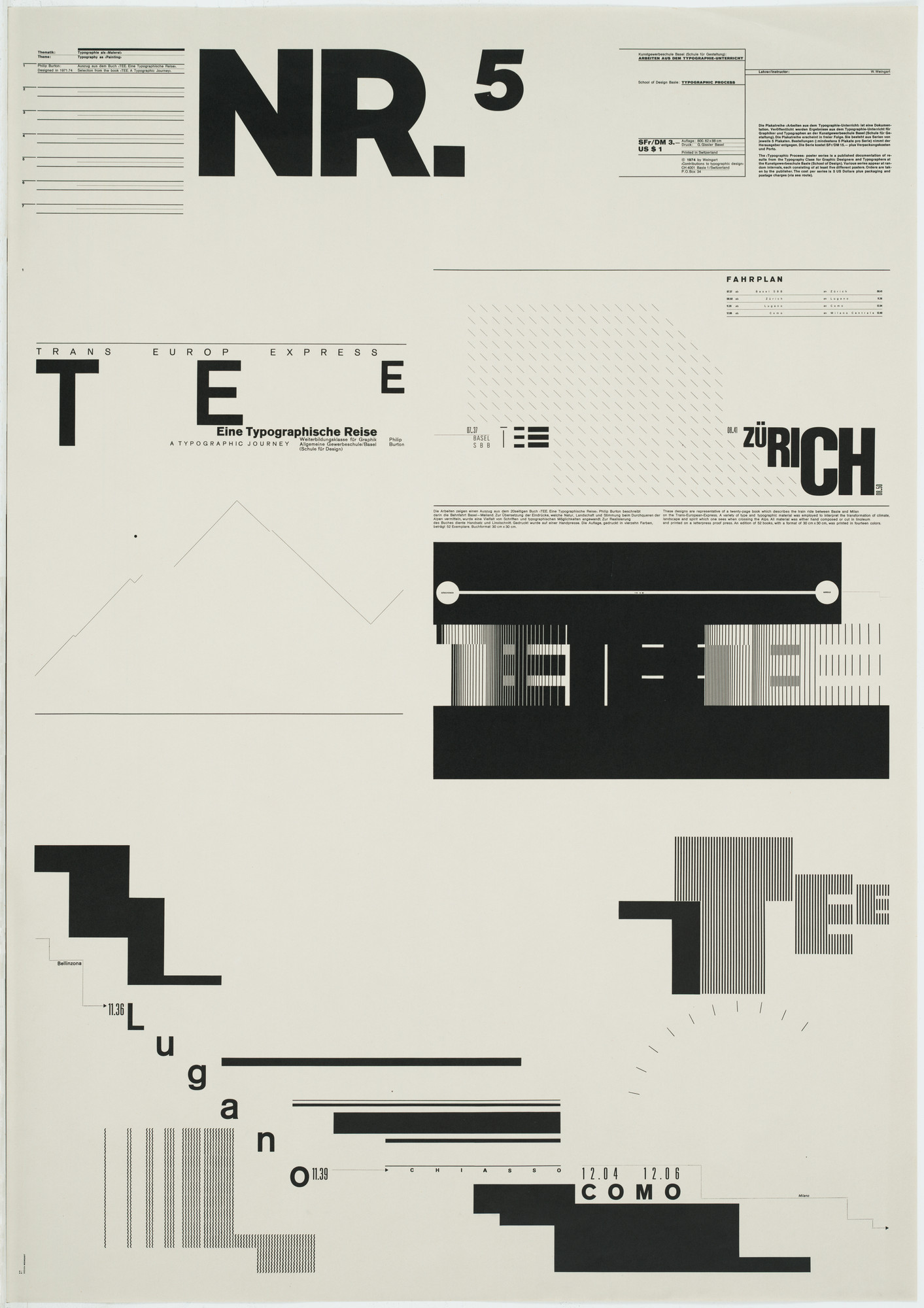 <p>Emerging in the 1970s as a reaction against Swiss Style’s rigidity, New Wave embraced experimental layouts, layered textures, and diagonal type. He was considered the "father" of New Wave, taught at Basel, and inspired a generation of designers. His posters used stair-stepped type, fractured grids, and ink traps. Their designs embraced chaos, experimentation, and postmodern eclecticism. He became the most influential "anti-Swiss" Swiss designer, bridging the International Style and postmodern chaos.</p>