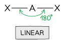 <p>example of a molecules with a linear shape </p>