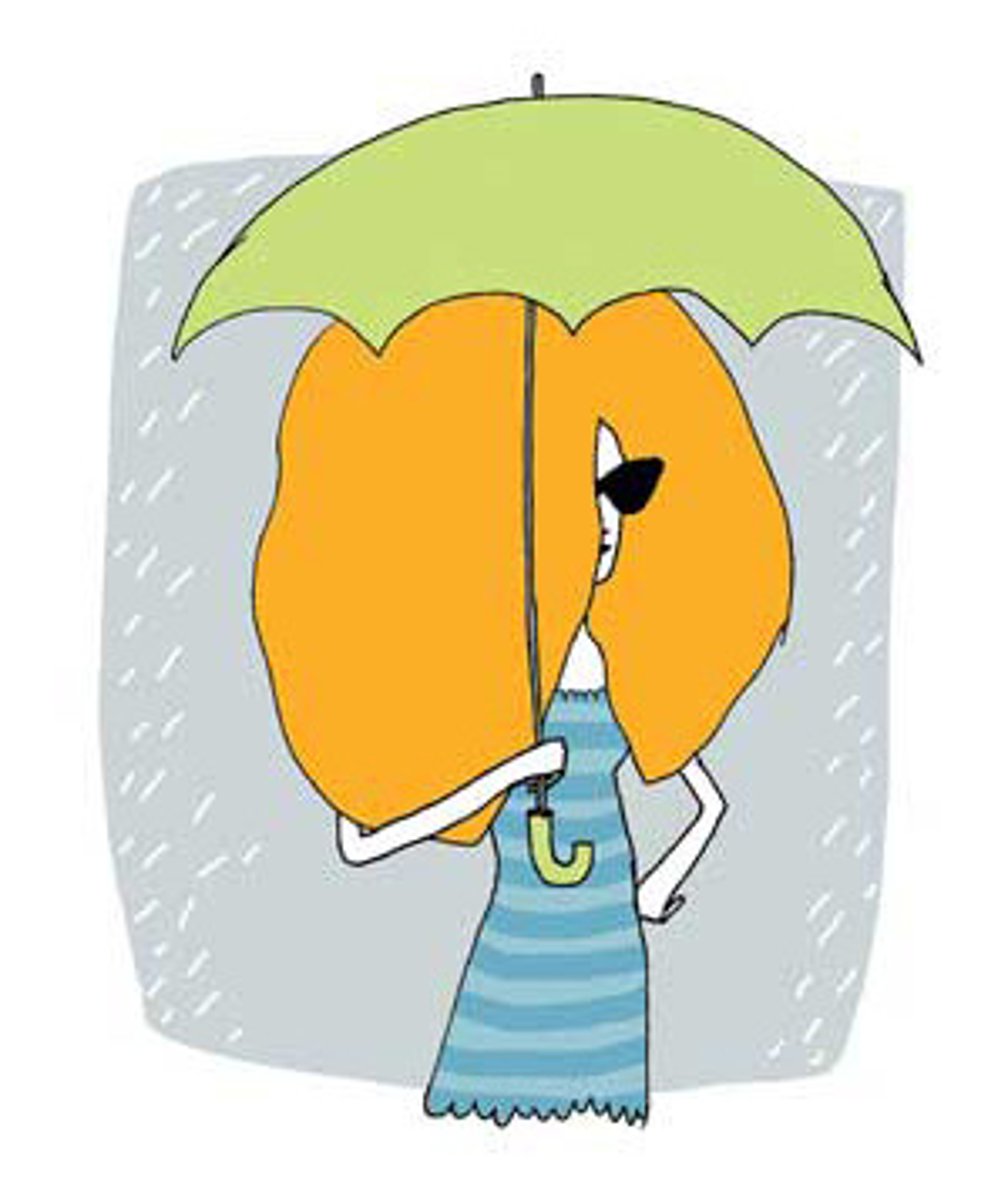 <p>it's humid out</p>