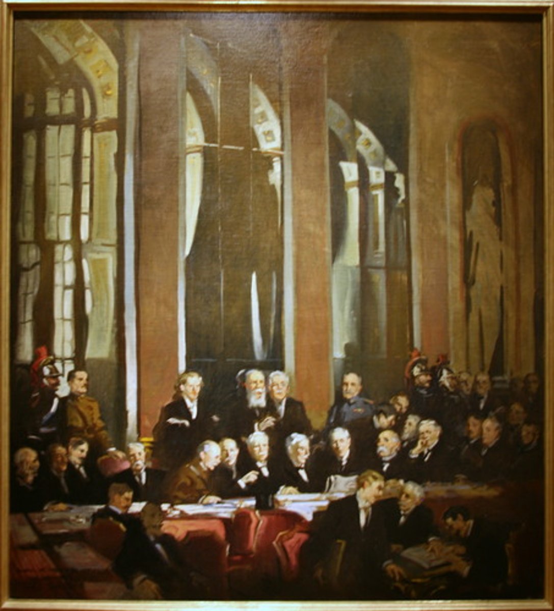 <p>the treaty imposed on Germany by the Allied powers in 1920 after the end of World War I which demanded exorbitant reparations from the Germans</p>