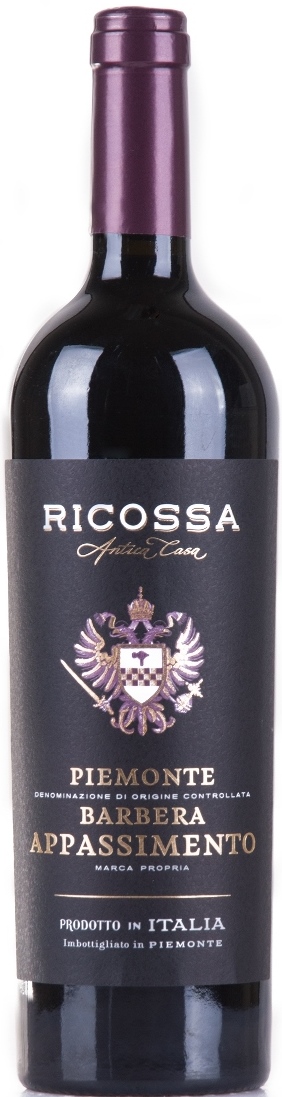 <p><strong>Barbera Appassimento, Ricossa, Antica Casa</strong></p>