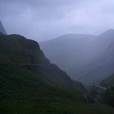 <ul><li><p>Monocular cue</p></li><li><p>Because the light from distinct objects passes through more light, we perceive hazy objects as farther away than sharp clear objects</p></li></ul><p></p>