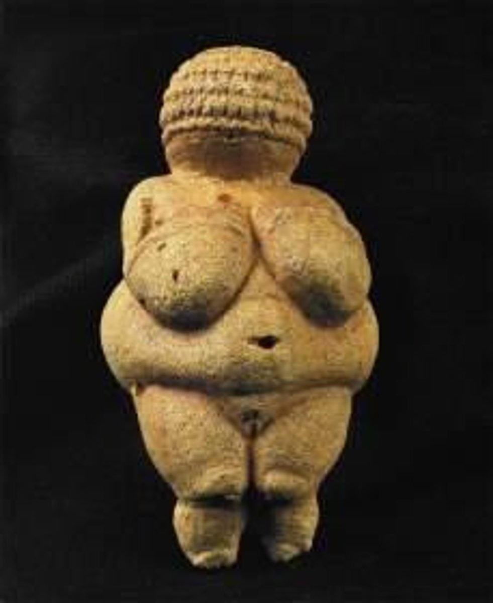 <p>Austria; circa 24,000 BCE; Period: Paleolithic; Portable bc of its small size; May be associated with fertility</p>