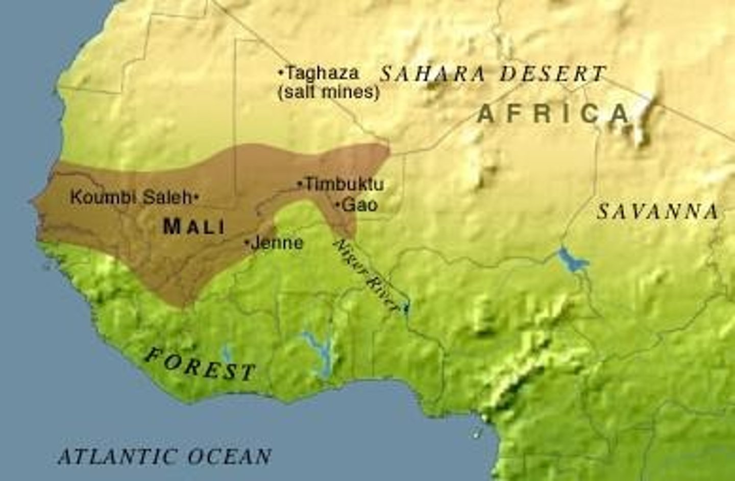 <p>Controlled gold-salt trade, founded by Sundiata.</p>