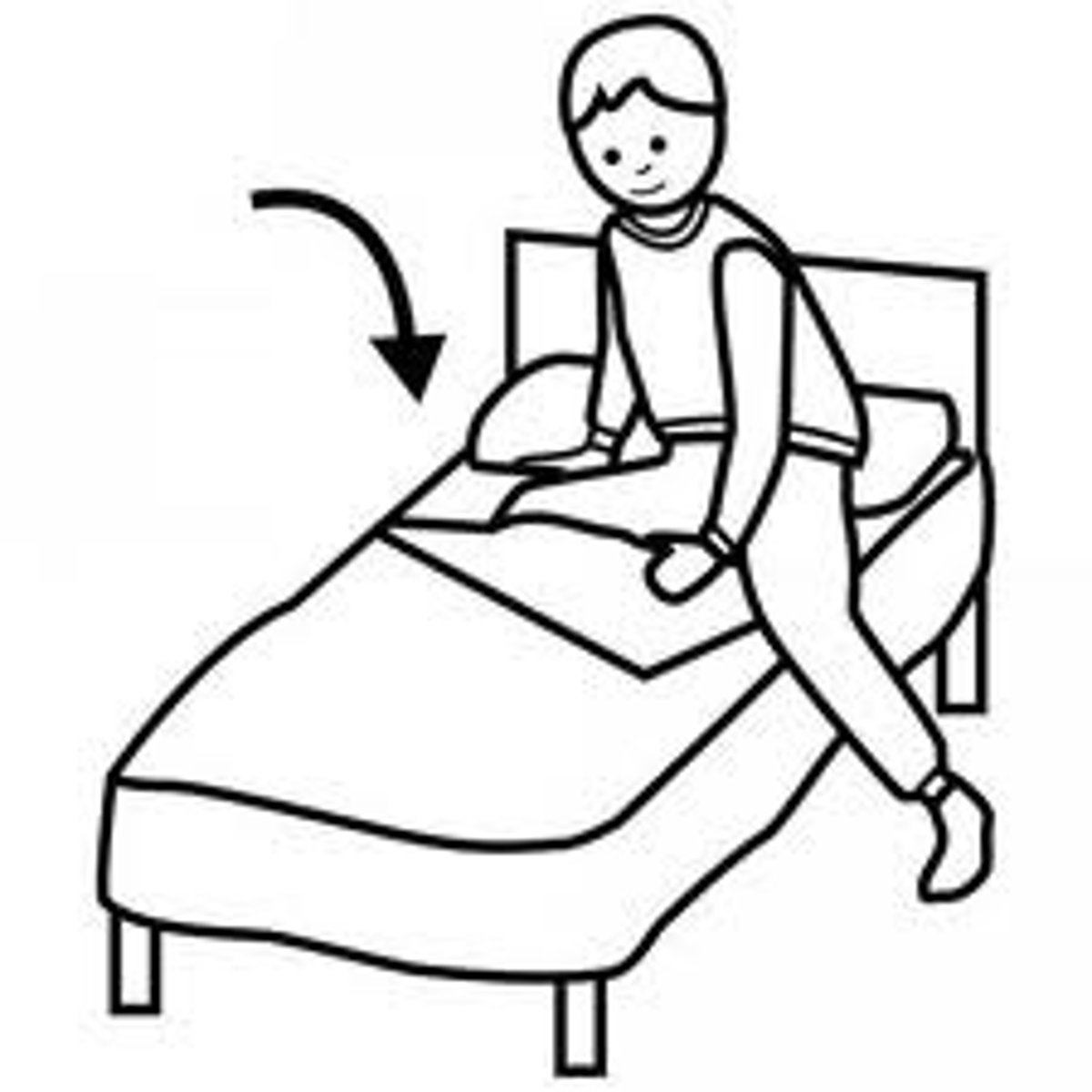 <p>to go to bed</p>