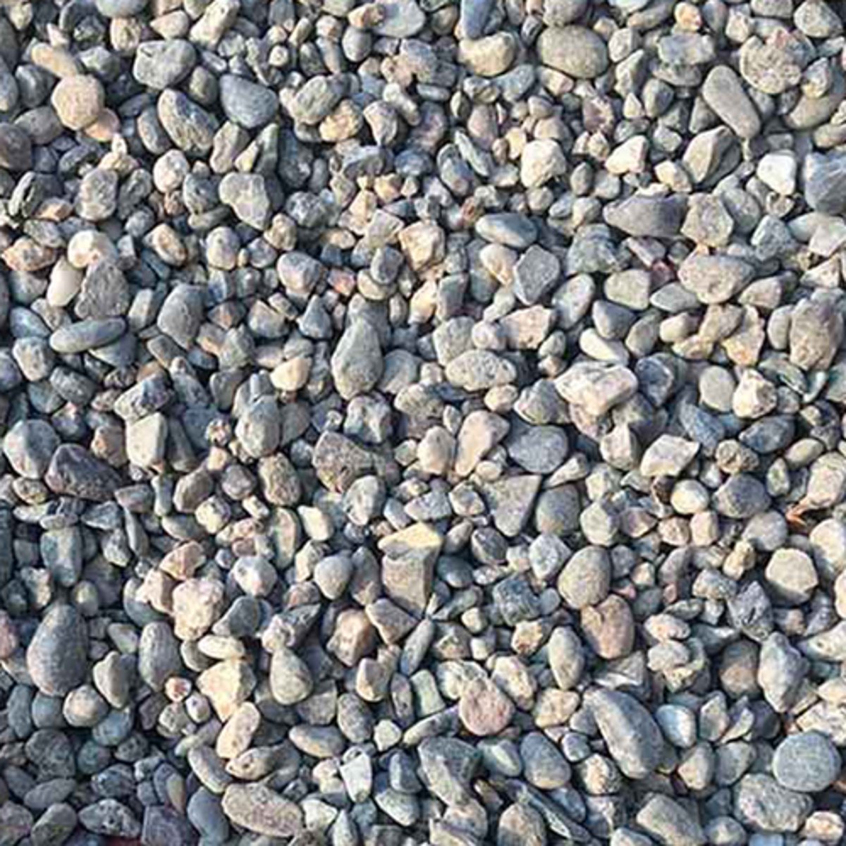 <p>GRAVEL</p><p>a loose aggregation of small water-worn or pounded stones</p>