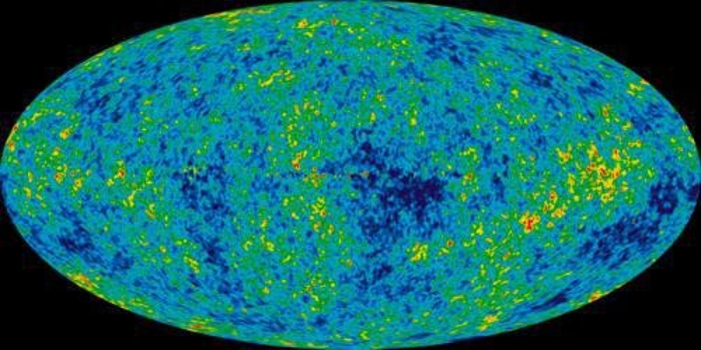 <p>The thermal leftover radiation from the early universe, discovered by Robert Wilson and Arno Penzias, providing evidence against the steady state theory.</p>