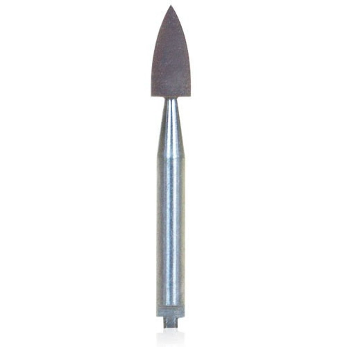 <p>rubber is smooth and usually attached to metal grips</p>