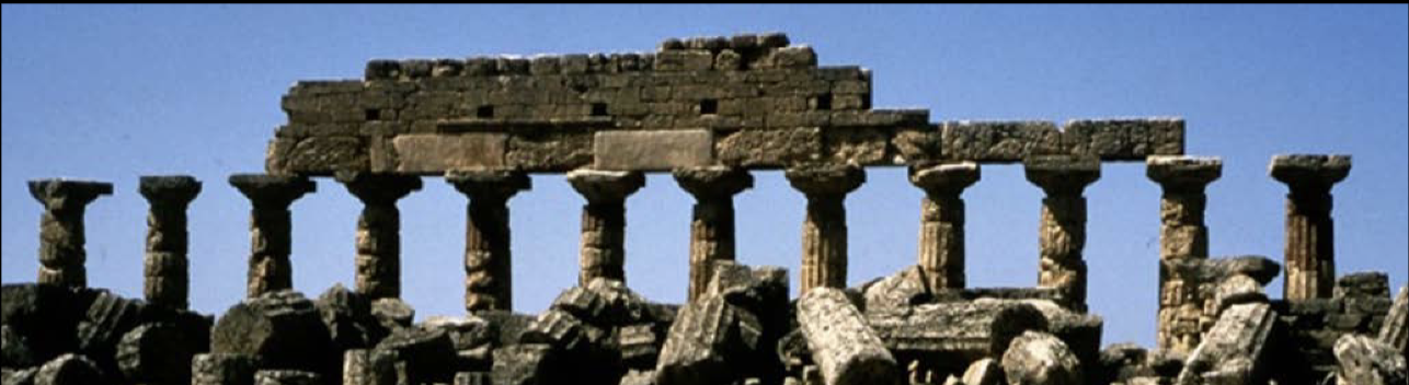 <p>The horizontal structure supported by columns, consisting of the architrave, frieze, and pediment. Example: Temple at Selinous</p>