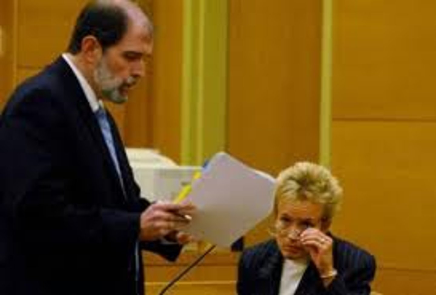 <p>to accuse or put on trial</p>