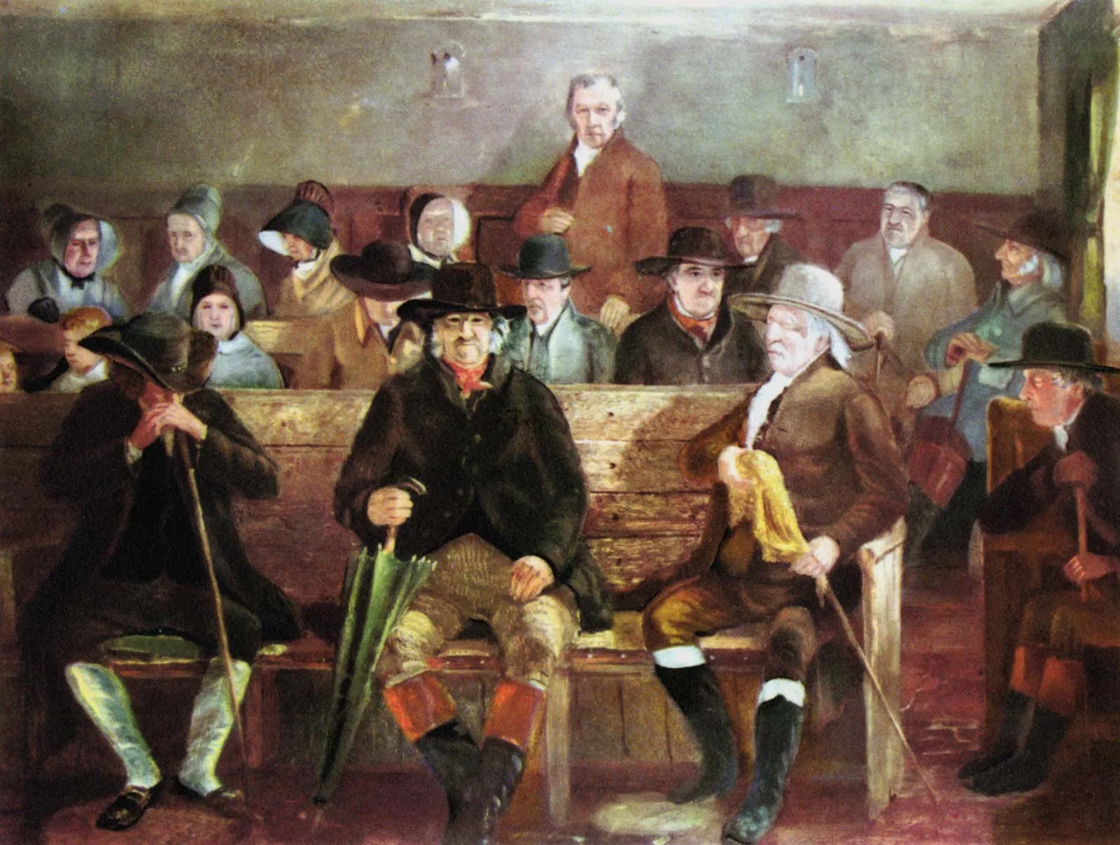 <p>Members of the Religious Society of Friends, known for their pacifist beliefs and emphasis on inner light, equality, and social justice. </p>