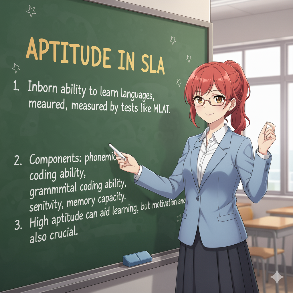 <p>Aptitude in SLA</p>