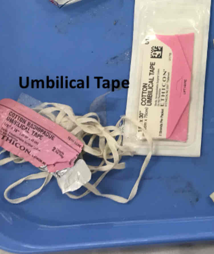 <p>Cotton; pass moist; used for retraction (ALWAYS pass it wet)</p>