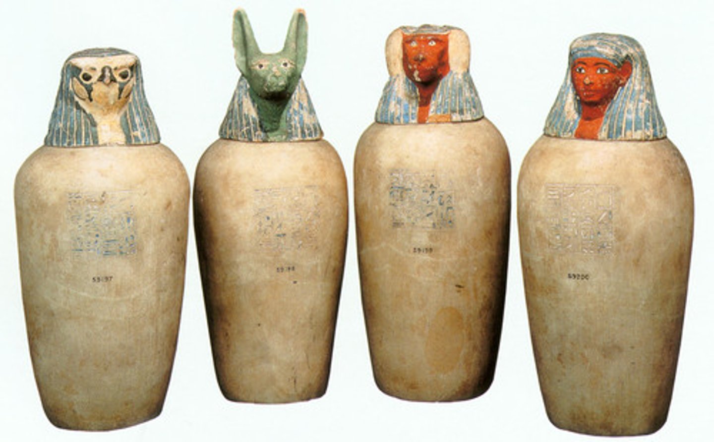 <p>Special containers for organs of mummies.</p>