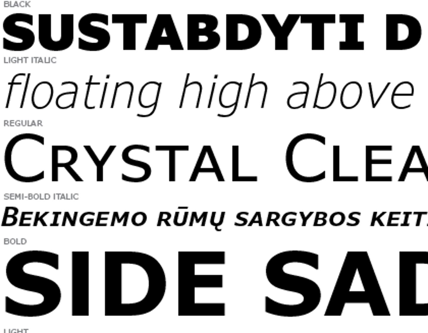 <p>Verdana typeface</p>