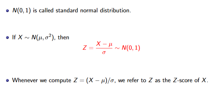 <p>N(0,1)</p><p>If Z-score is more than 3 or lesser than -3 its a outlier</p>