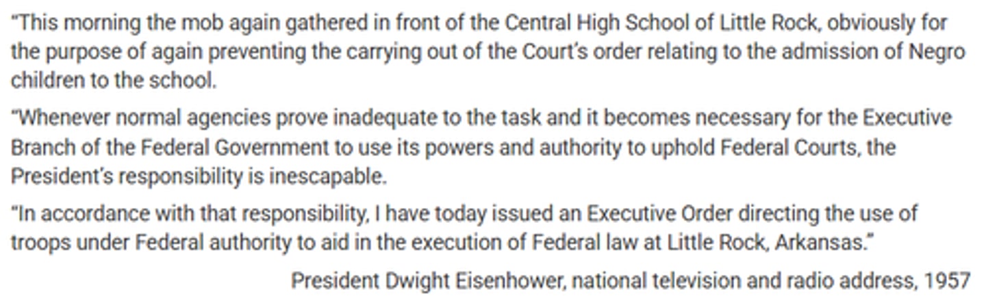 <p>The advocacy for the passage of the Civil Rights Act of 1964</p>